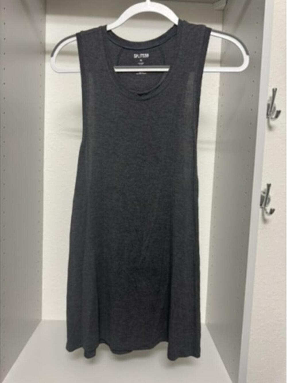 Splits59 Women's Sleeveless Dark Gray Tank Top XL